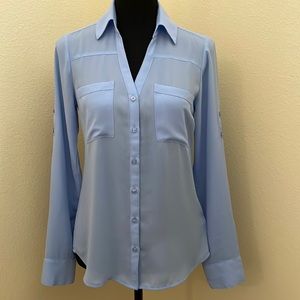 Women’s Express Portifino Slim-Fit Button Down Shirt